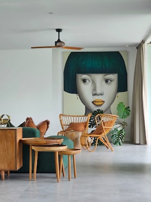 Living area - Villa Nedine  (Canggu)