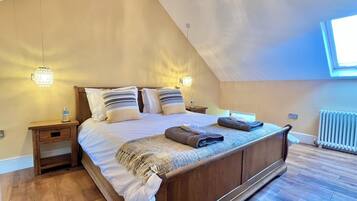 2 bedrooms, soundproofing, iron/ironing board, travel cot