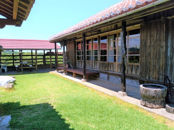 Old Okinawa Style House | Courtyard view