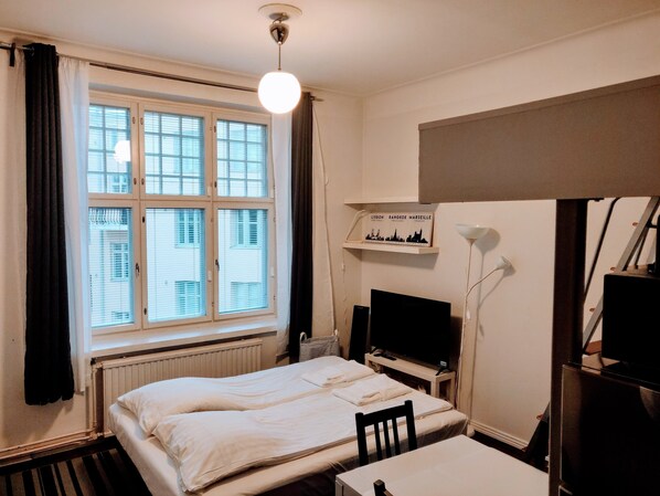 Estúdio | Cortinas blackout, ferros/tábuas de passar roupa