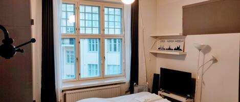 Studio | Blackout drapes, iron/ironing board, rollaway beds, free WiFi