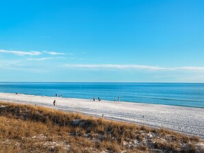 Vlak bij het strand