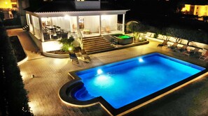 Una piscina riscaldata