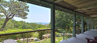 Seacroft: casa victoriana clásica con vistas al océano y casas de luces gemelas