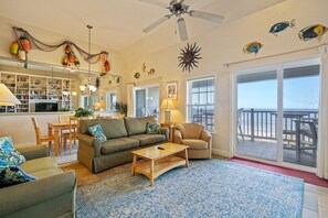 TV, books, video library - FFR310 - Ocean Sky by First Flight Rentals (Kill Devil Hills, NC 27948)