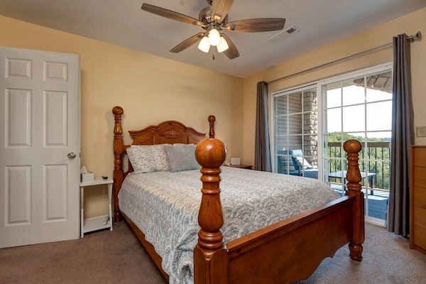 Queen bed in Master bedroom