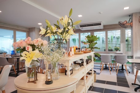 Breakfast served, local cuisine