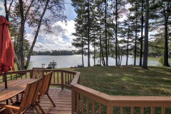 View from the Deck to the water