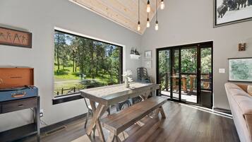 Udsigt fra overnatningsstedet