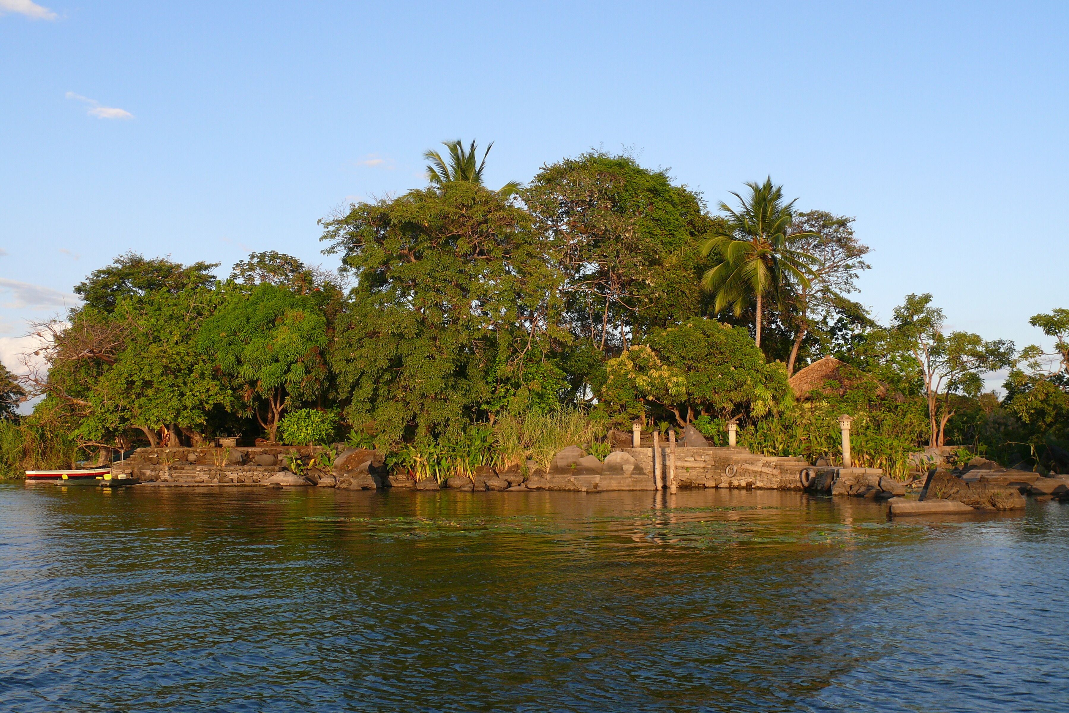 Arrival at Zopango private island.