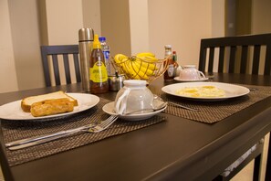 Daily continental breakfast (USD 10 per person)