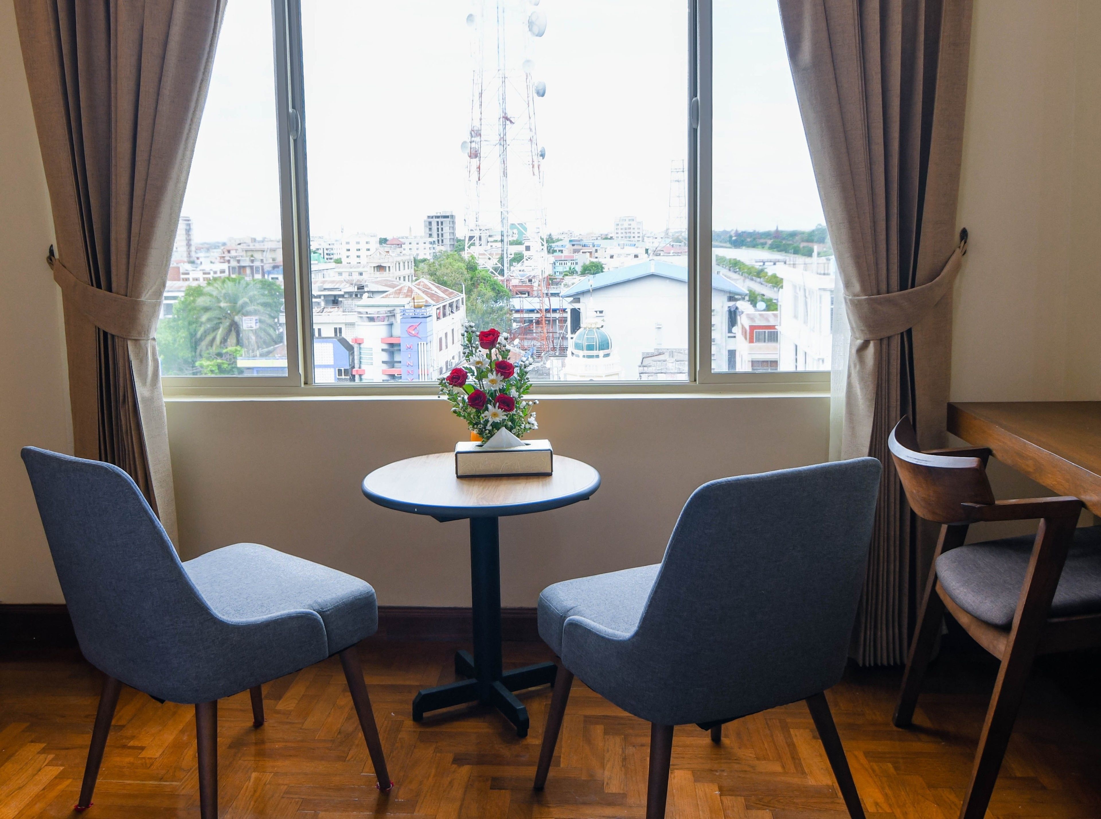 deluxe double room | view from room