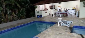 Outdoor pool - Recanto/Cia.  An attractive place for you and your family. (Angatuba)