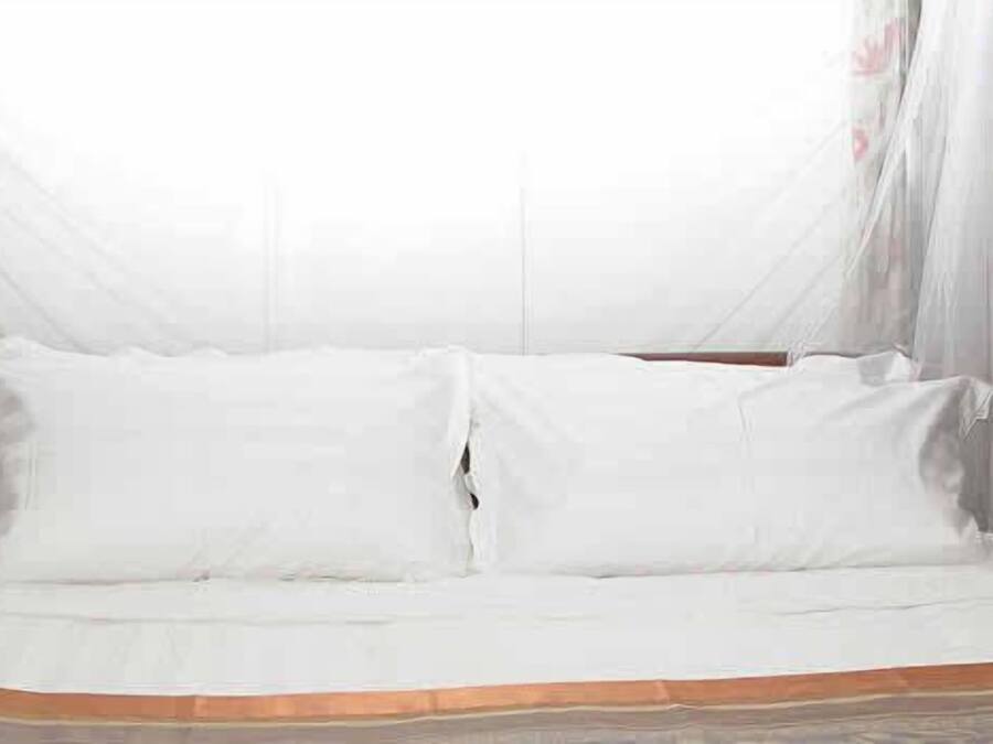 Doccia, asciugamani, sapone, carta igienica