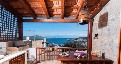 casa de una habitación con terraza dividida