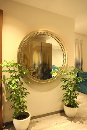 Superior Suite | Living area | 43-inch Smart TV with satellite channels
