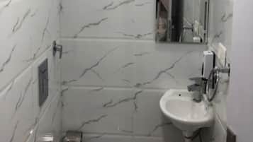 Hair dryer, towels