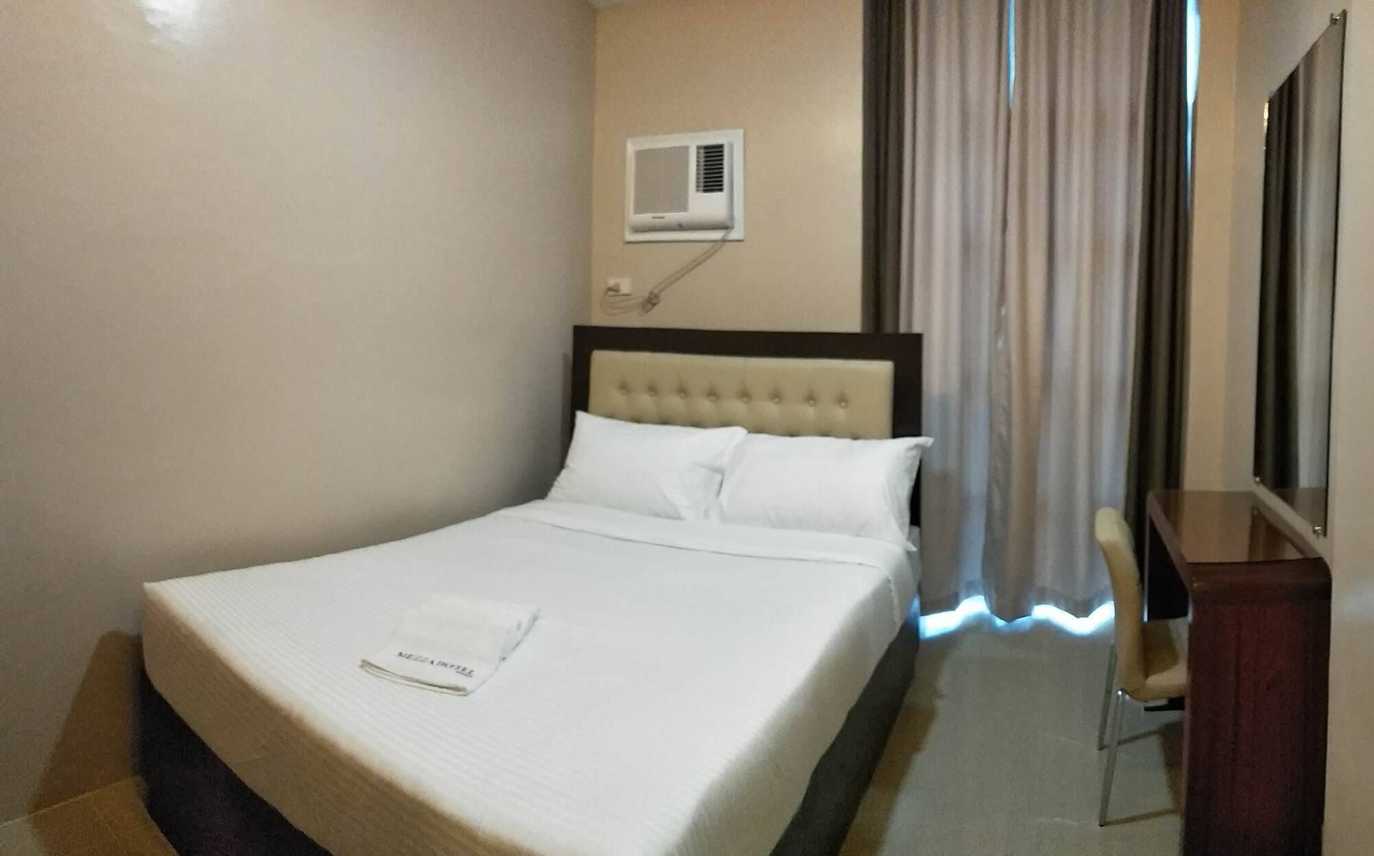 Desk, laptop workspace, blackout drapes, free WiFi