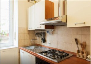 Full-sized fridge, microwave, stovetop, cookware/dishes/utensils - Ribet 11 (Turin)
