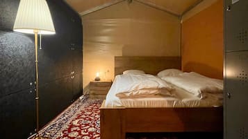 Standard Tent (Private) | Premium bedding, free WiFi, bed sheets