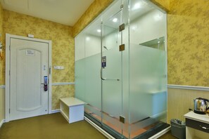 Business Double or Twin Room | Peralatan tempat tidur premium, gebar bulu kapas, katil Tempur-Pedic 