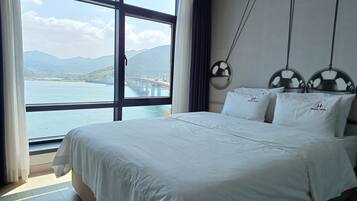 Habitaciรณn, vista al ocรฉano (Ondol) | 1 habitaciรณn y wifi gratis