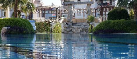 Indoor pool, a heated pool
