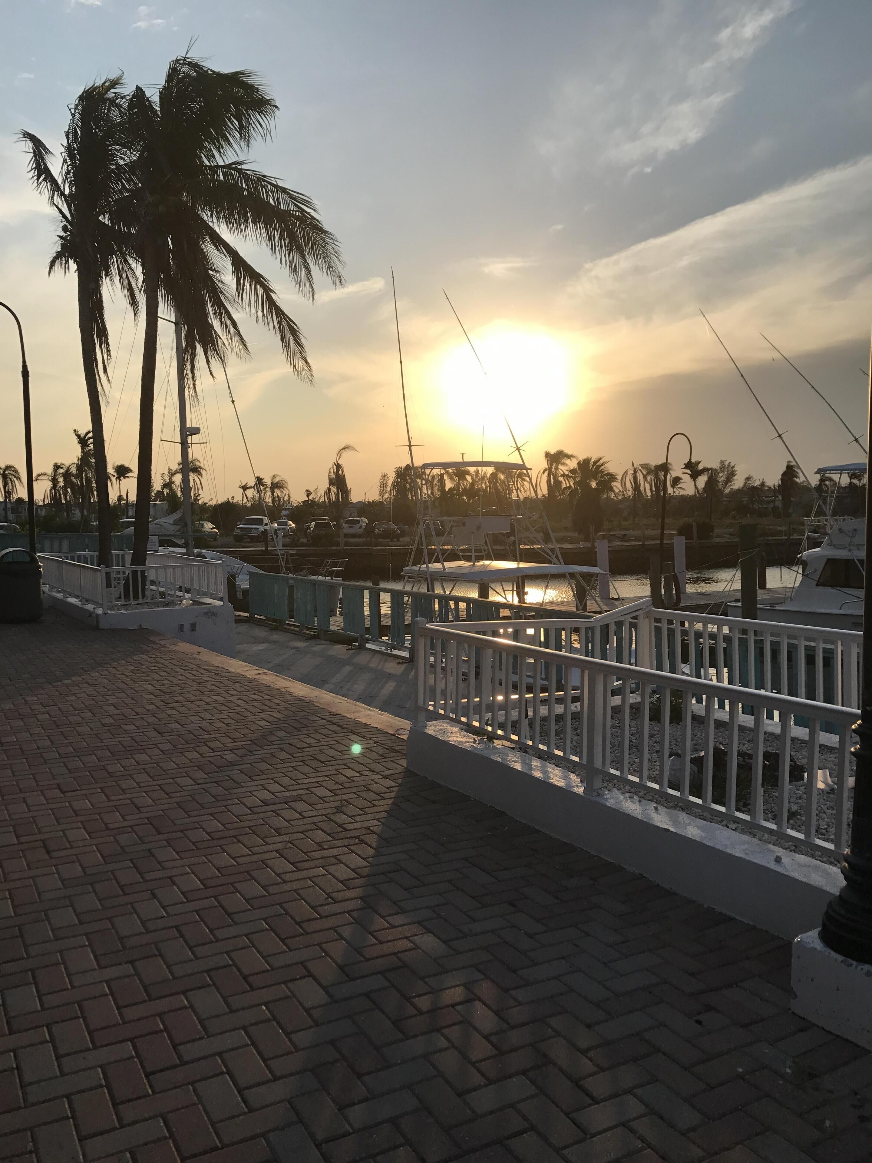 sunset at the marketplace
