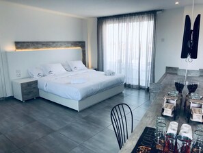 Estudio, vistas al mar (303) | Ropa de cama de alta calidad, caja fuerte, escritorio