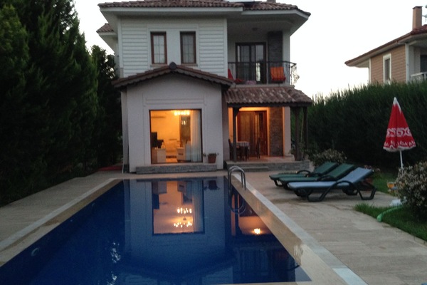 Villa from garden