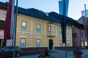 Front of property – evening/night