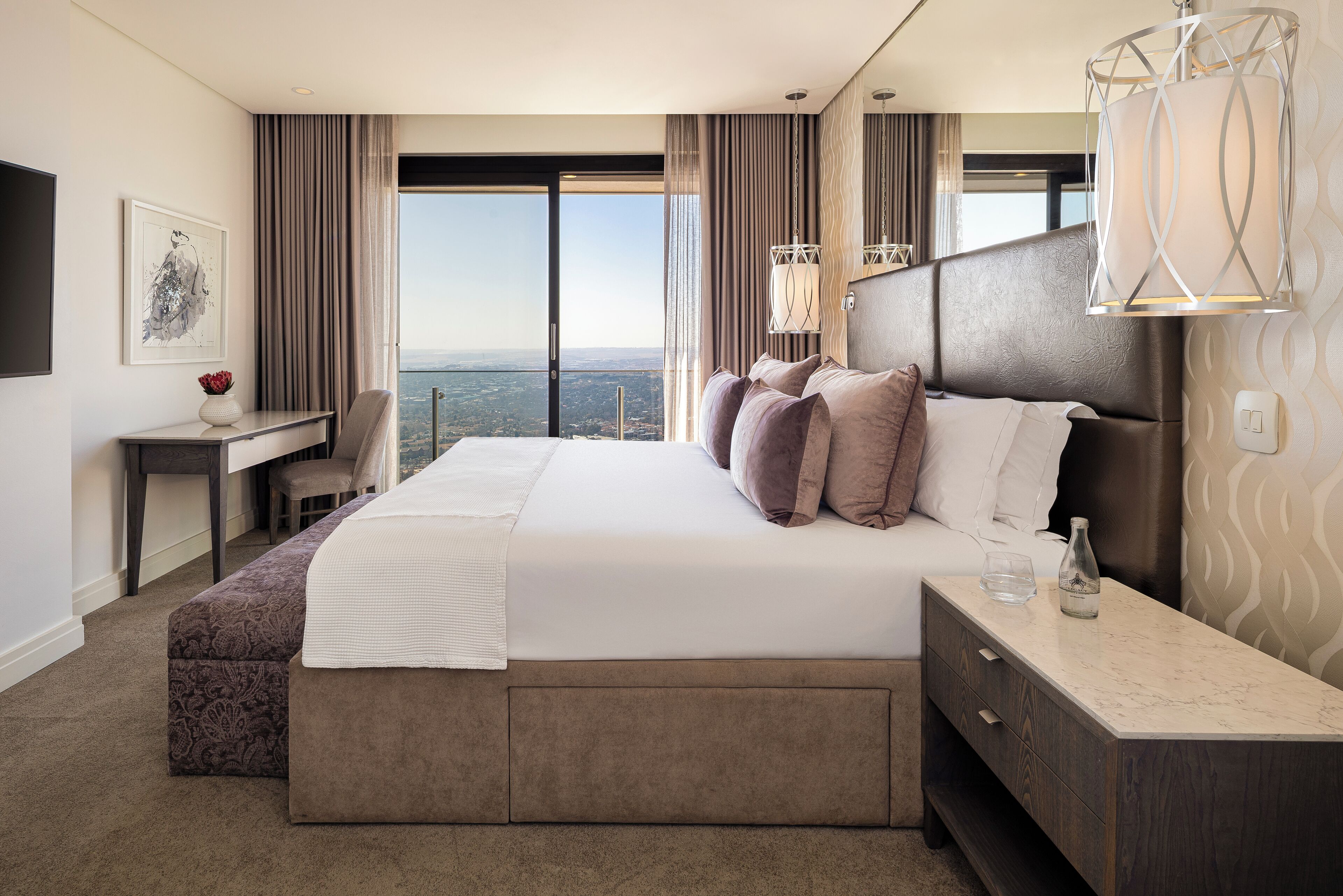 Premium bedding, minibar, in-room safe, desk
