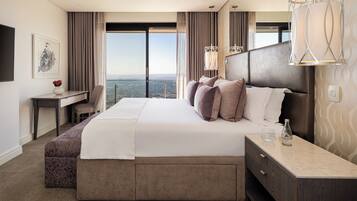 Premium bedding, minibar, in-room safe, desk