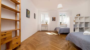 Departamento superior | 2 habitaciones, ropa de cama hipoalergénica y decoración personalizada