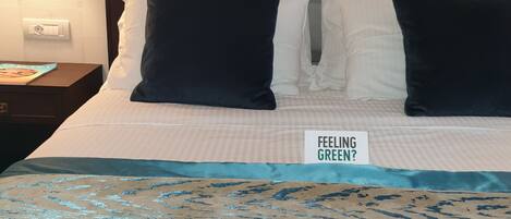 1 soveværelse, pengeskab på værelset, strygejern/strygebræt