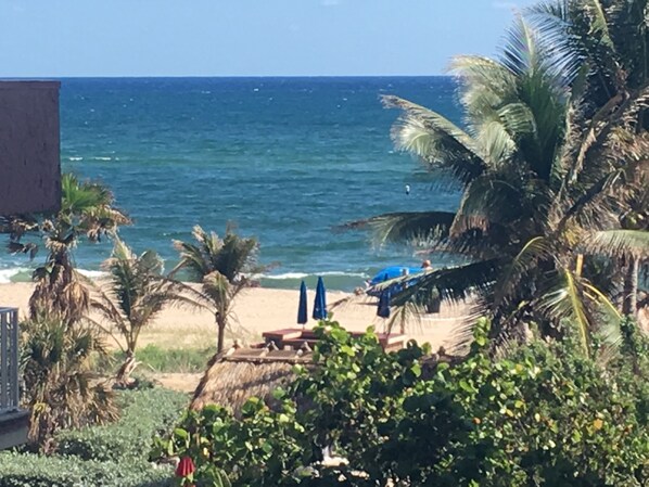 Sun-loungers, beach towels