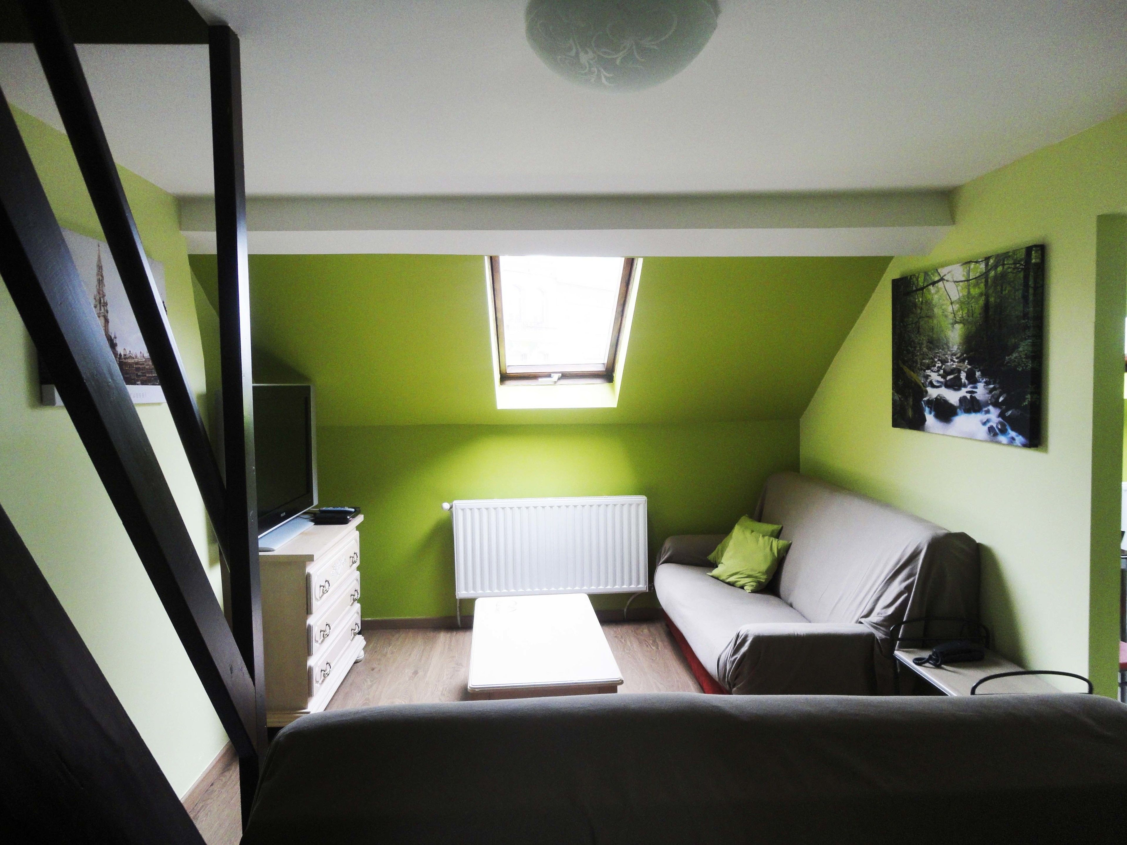 Family Duplex | Living area | Flat-screen TV, DVD player