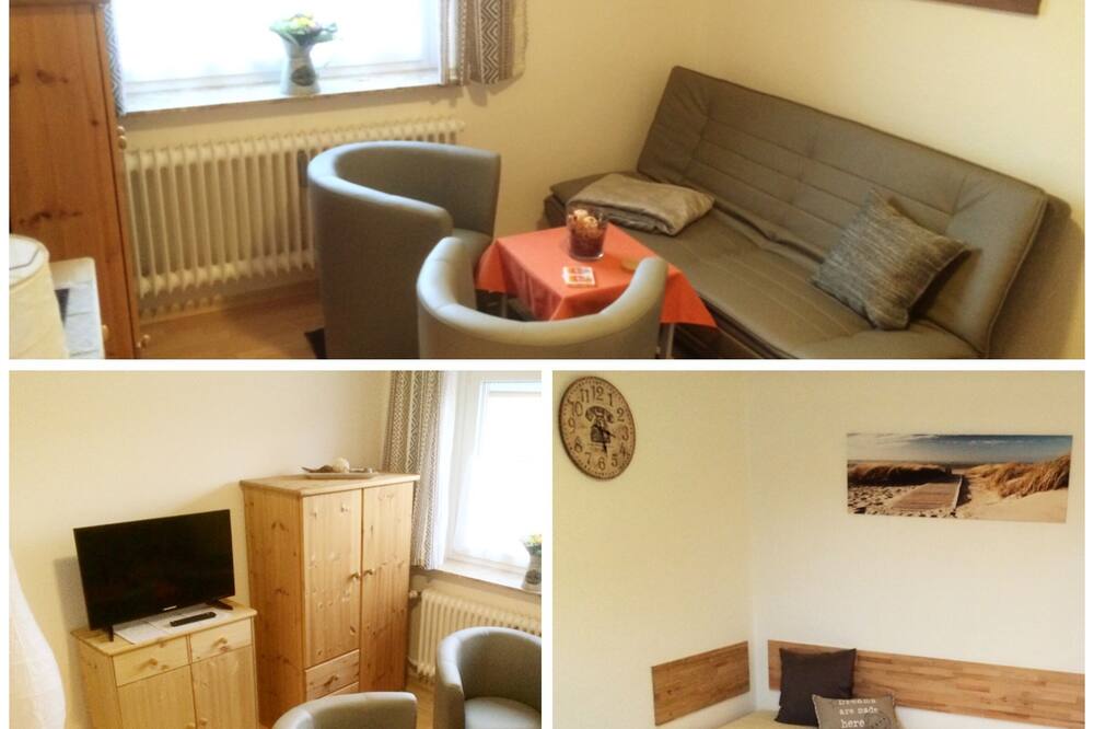 2 apartments with each two shower rooms \"Living almost like home!\"