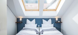 Comfort Apartment, 2 Bedrooms, Terrace (Blue) | 2 bedrooms, in-room safe, blackout drapes, soundproofing - Bayerwald Domizil (Freyung)
