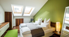 Comfort-Apartment, 2 Schlafzimmer, Terrasse (Green) | 2 Schlafzimmer, Zimmersafe, Verdunkelungsvorhänge