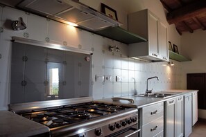 Fridge, oven, dishwasher, coffee/tea maker