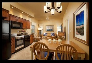 Fridge, microwave, dishwasher, coffee/tea maker