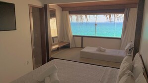 ジュニア スイート (vista para o mar) | ミニバー、遮光カーテン、WiFi (無料)、ベッドシーツ