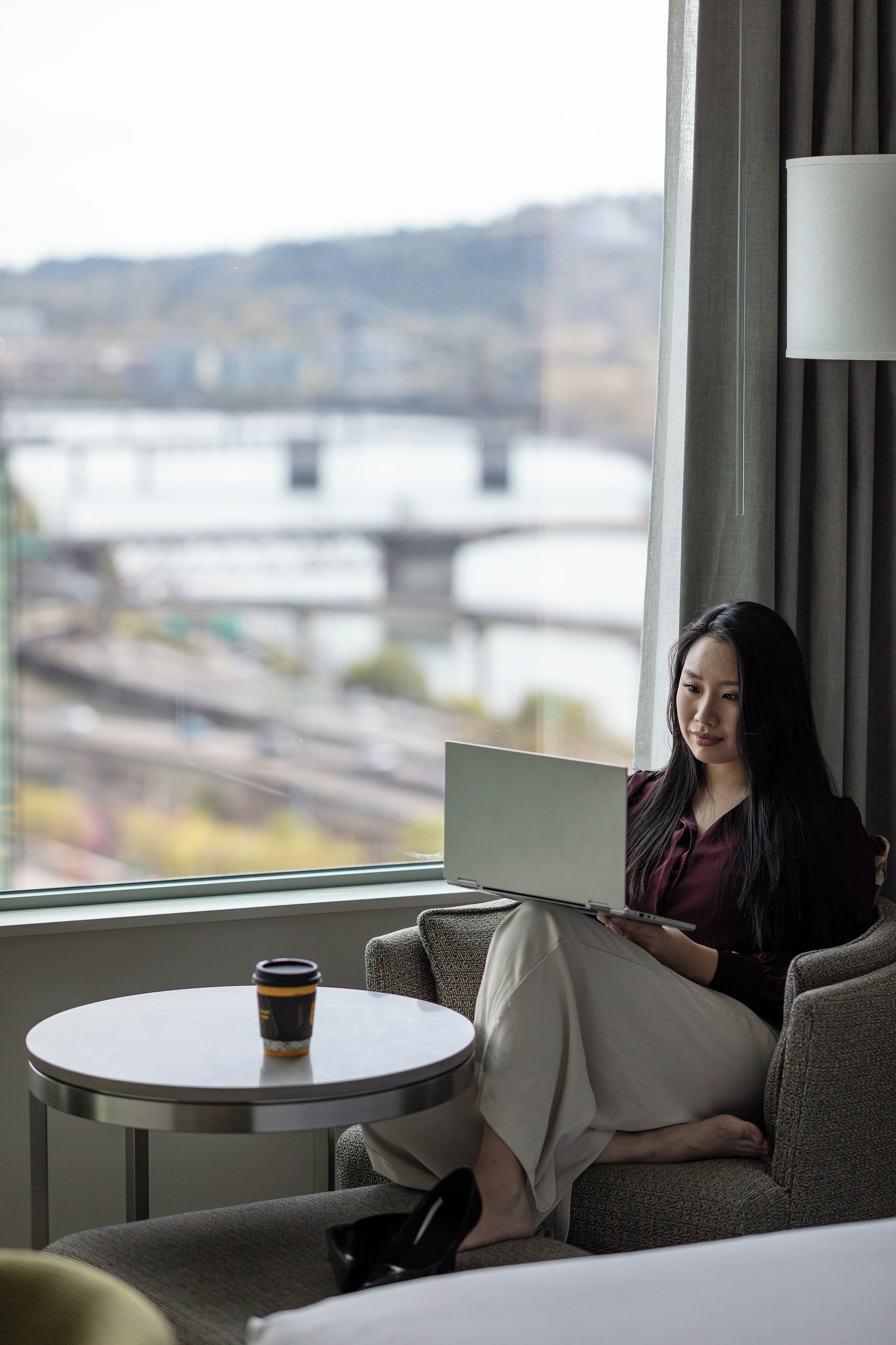 room, 2 queen beds (river and city view) | 1 bedroom, hypo-allergenic bedding, in-room safe, desk