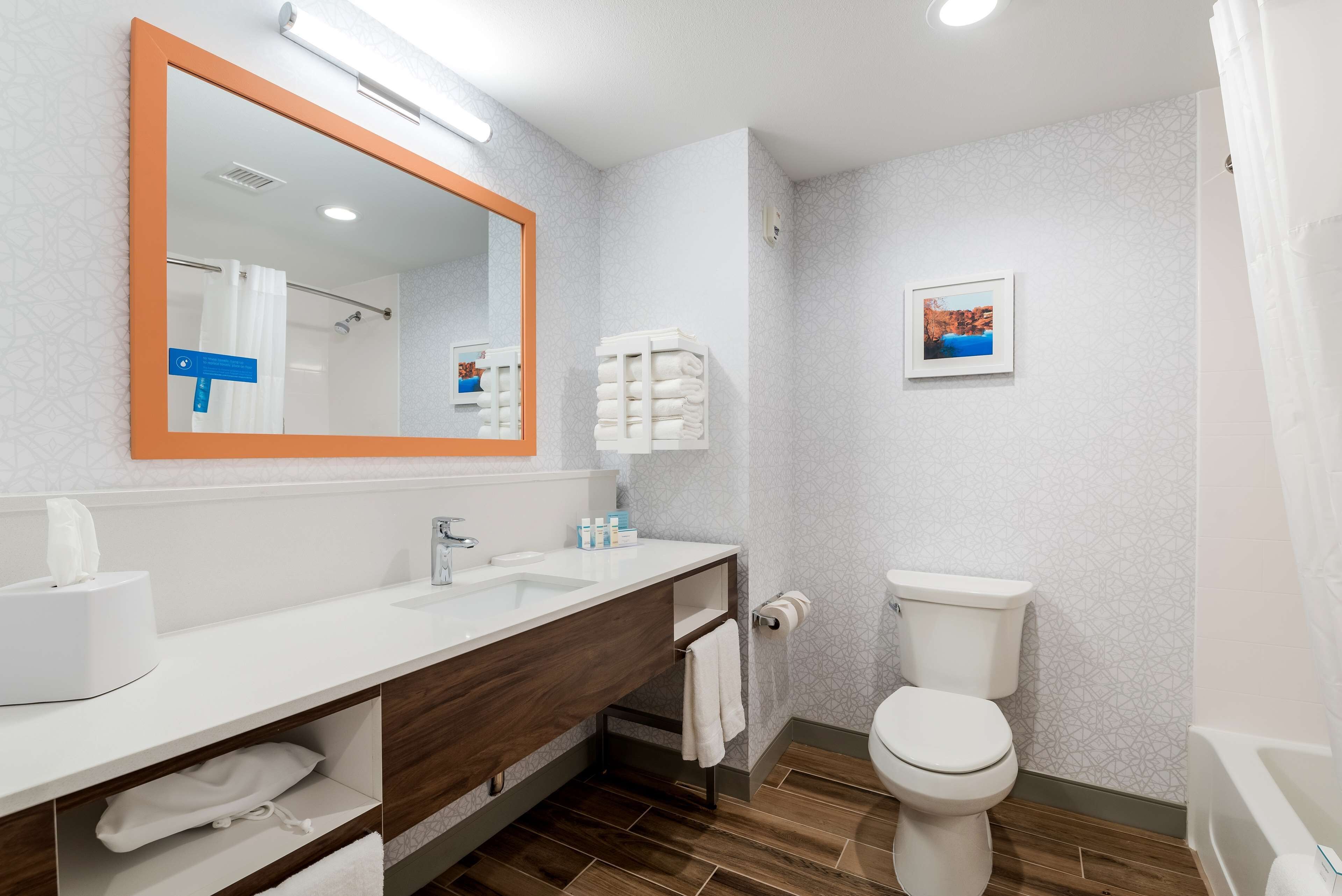 room, 2 queen beds, accessible (hearing) | bathroom | free toiletries, hair dryer, towels