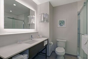 Habitació, 2 llits de matrimoni, frigorífic | Dutxa