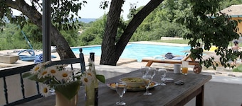 Luxurious country house with private pool, giant terrace with panoramic views 