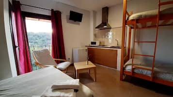 4 slaapkamers, een strijkplank/strijkijzer, wifi, beddengoed