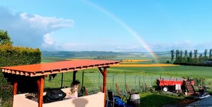 Property grounds - Wellness vacation home with private spa, outdoor and indoor whirlpool, sauna (Gappenach)