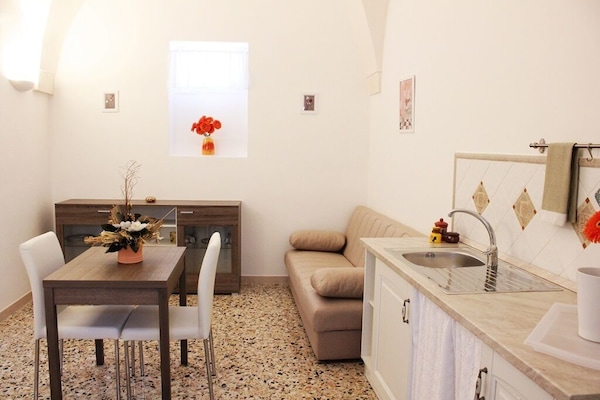 Living room with cooking angle